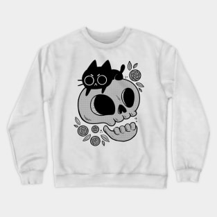 Skull Kitten Crewneck Sweatshirt